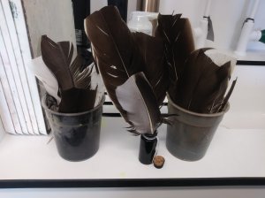 John Burns quill pens