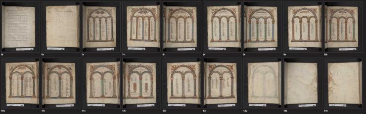 Eusebian Canons 6r-14v