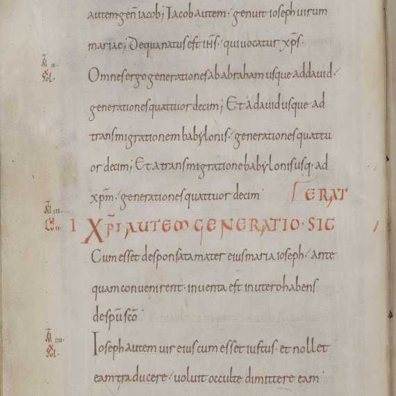Eusebian Canons page 6, fol. 20v marginalia
